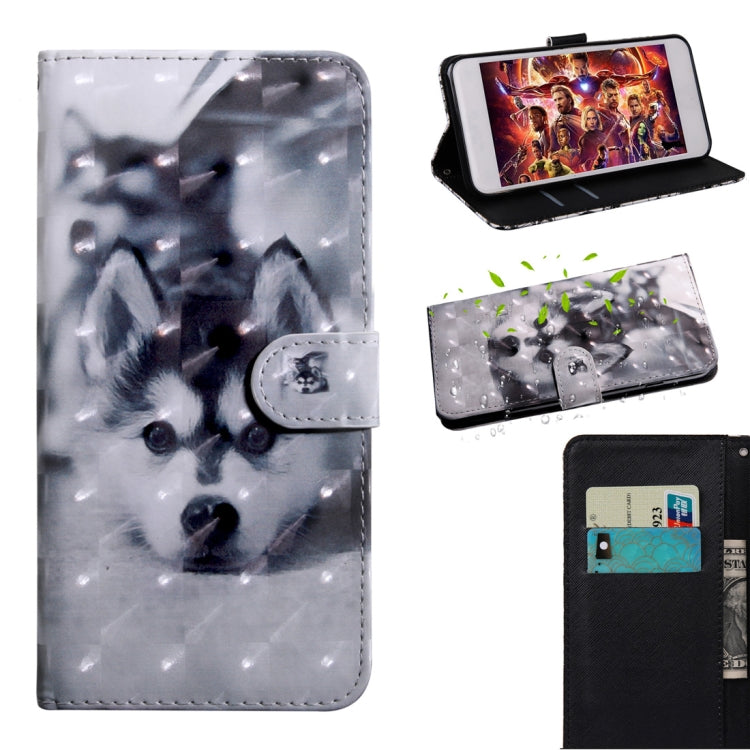 3D Painted Pattern Horizontal Flip TPU + PU Leather Case with Holder & Card Slots & Wallet & Lanyard, For Samsung Galaxy Note20, For Samsung Galaxy Note20 Ultra