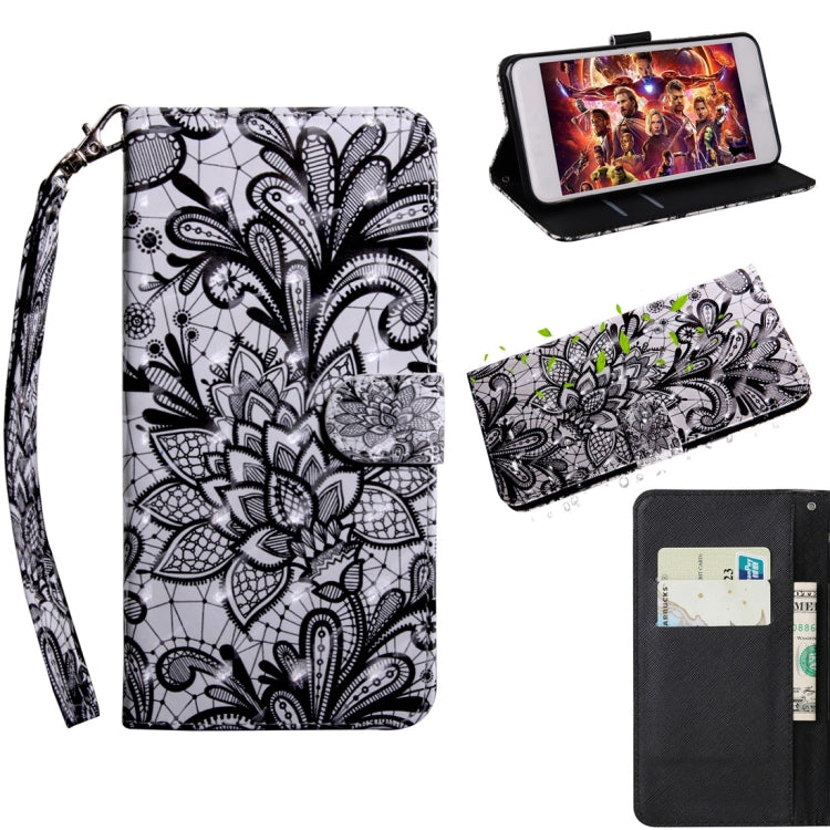 3D Painted Pattern Horizontal Flip TPU + PU Leather Case with Holder & Card Slots & Wallet & Lanyard, For Xiaomi Redmi 9A