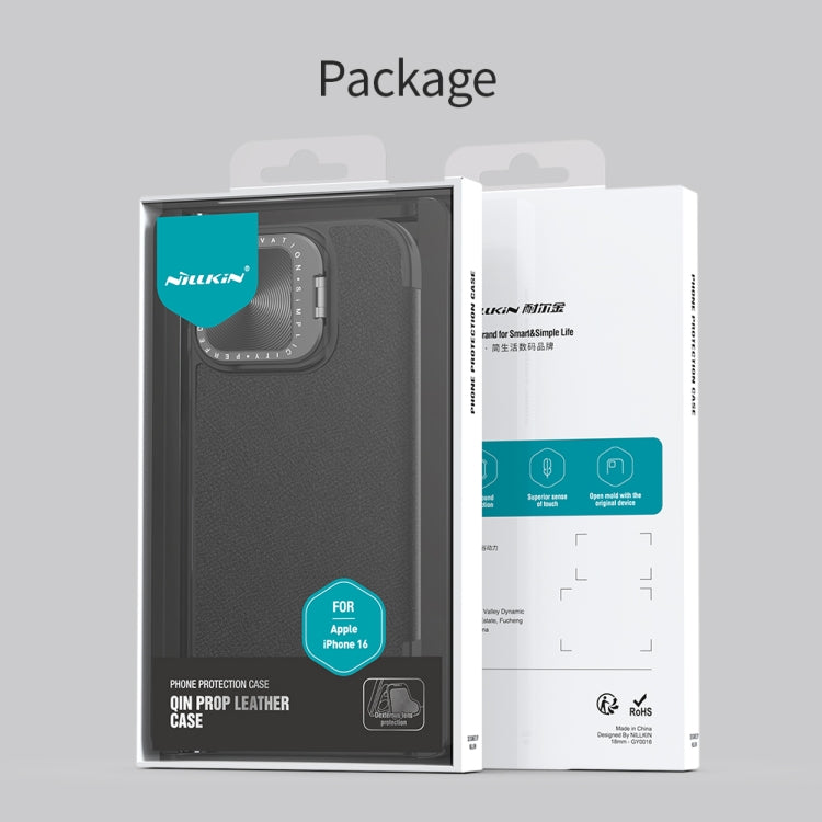 NILLKIN Qin Prop Series Flip Camera Cover Design Leather Phone Case