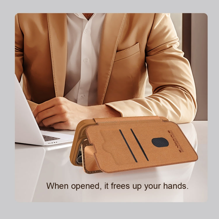 NILLKIN Qin Prop Series Flip Camera Cover Design Leather Phone Case