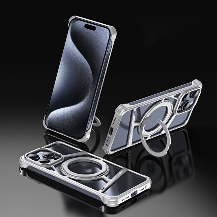 Lingkong Series MagSafe Metal Phone Case with Holder