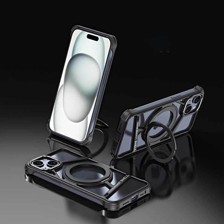 Lingkong Series MagSafe Metal Phone Case with Holder