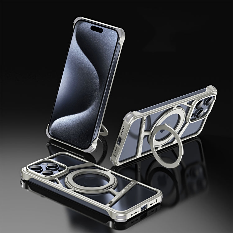 Lingkong Series MagSafe Metal Phone Case with Holder