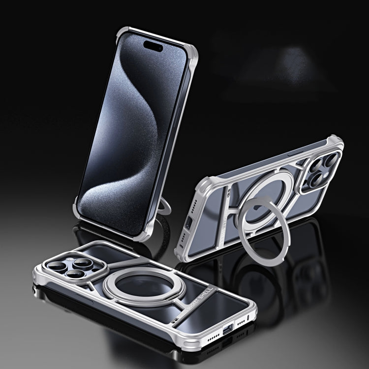 Lingkong Series MagSafe Metal Phone Case with Holder