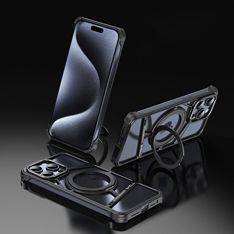 Lingkong Series MagSafe Metal Phone Case with Holder