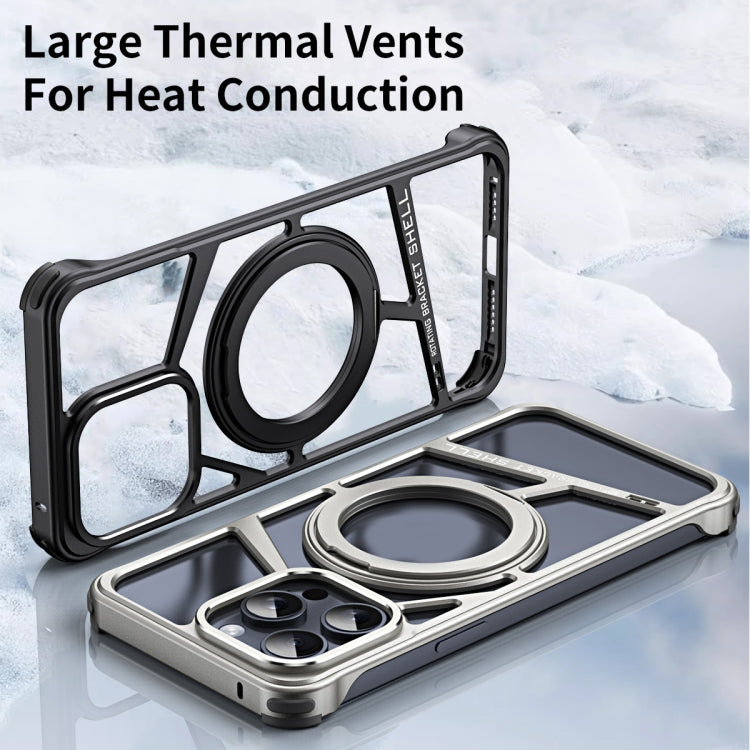 Lingkong Series MagSafe Metal Phone Case with Holder