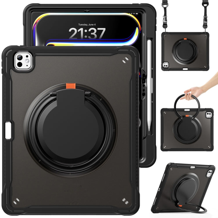 Powerful Sailor Ring Holder Heavy Duty Hybrid Tablet Case with Strap