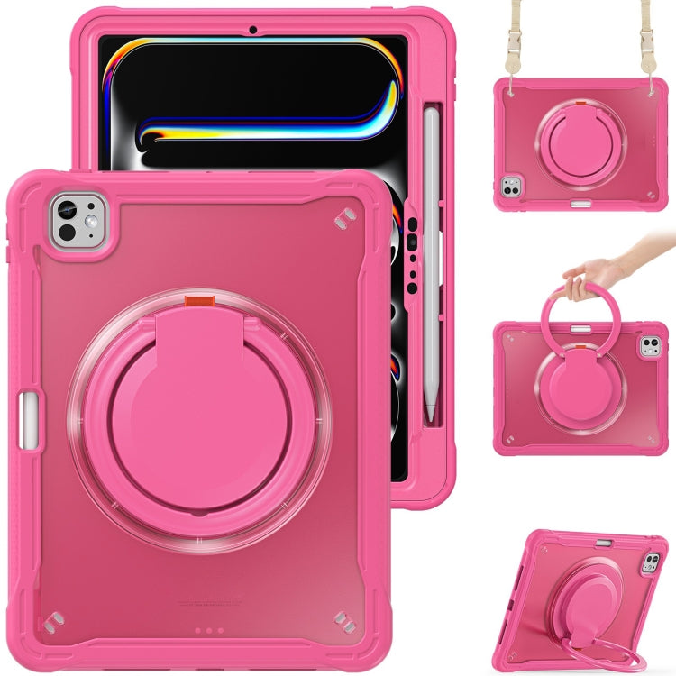 Powerful Sailor Ring Holder Heavy Duty Hybrid Tablet Case with Strap, For iPad Pro 11 2025 / 2024