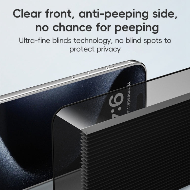 ZGA 0.33mm 2.5D Anti-static Privacy Tempered Glass Film, For iPhone 16 Pro Max, For iPhone 16 Pro, For iPhone 16 Plus, For iPhone 16