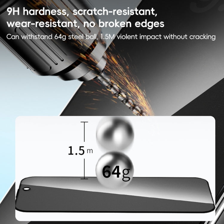 ZGA 0.33mm 2.5D Anti-static Privacy Tempered Glass Film, For iPhone 16 Pro Max, For iPhone 16 Pro, For iPhone 16 Plus, For iPhone 16