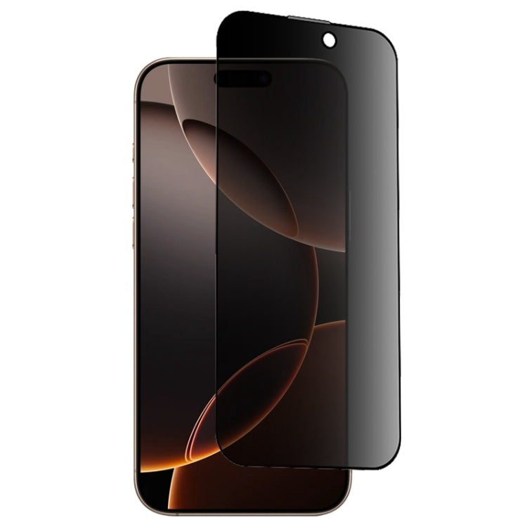 ZGA 0.33mm 2.5D Anti-static Privacy Tempered Glass Film, For iPhone 16 Pro Max, For iPhone 16 Pro, For iPhone 16 Plus, For iPhone 16