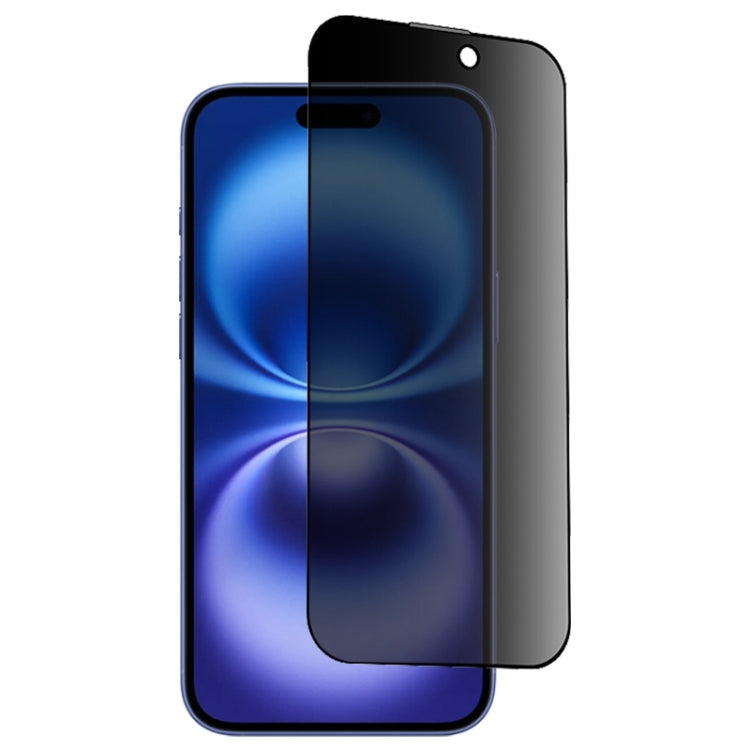 ZGA 0.33mm 2.5D Anti-static Privacy Tempered Glass Film, For iPhone 16 Pro Max, For iPhone 16 Pro, For iPhone 16 Plus, For iPhone 16