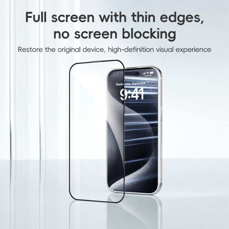 ZGA 0.33mm 2.5D Anti-static HD Tempered Glass Film, For iPhone 16 Pro Max, For iPhone 16 Pro, For iPhone 16 Plus, For iPhone 16