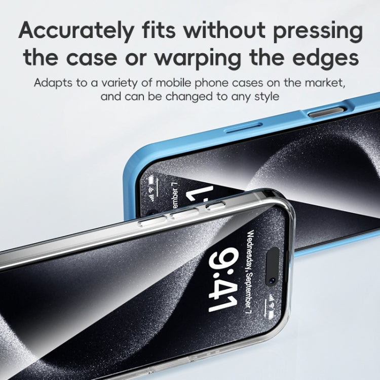 ZGA 0.33mm 2.5D Anti-static HD Tempered Glass Film, For iPhone 16 Pro Max, For iPhone 16 Pro, For iPhone 16 Plus, For iPhone 16