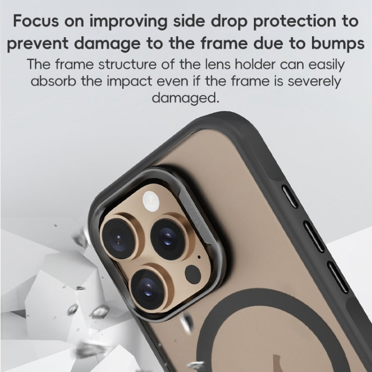 ZGA Magsafe Frosted PC Hybrid TPU Phone Case, For iPhone 16 Pro Max, For iPhone 16 Pro