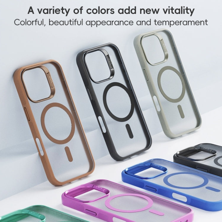 ZGA Magsafe Frosted PC Hybrid TPU Phone Case, For iPhone 16 Pro Max, For iPhone 16 Pro