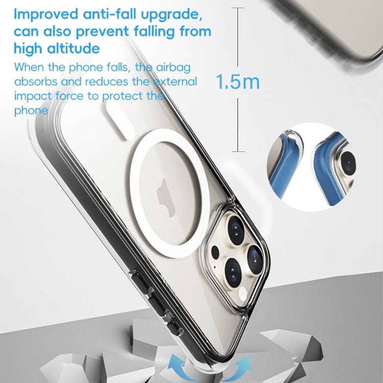 ZGA Colorful Airbag Magsafe PC Hybrid TPU Phone Case, For iPhone 16 Pro Max, For iPhone 16 Pro