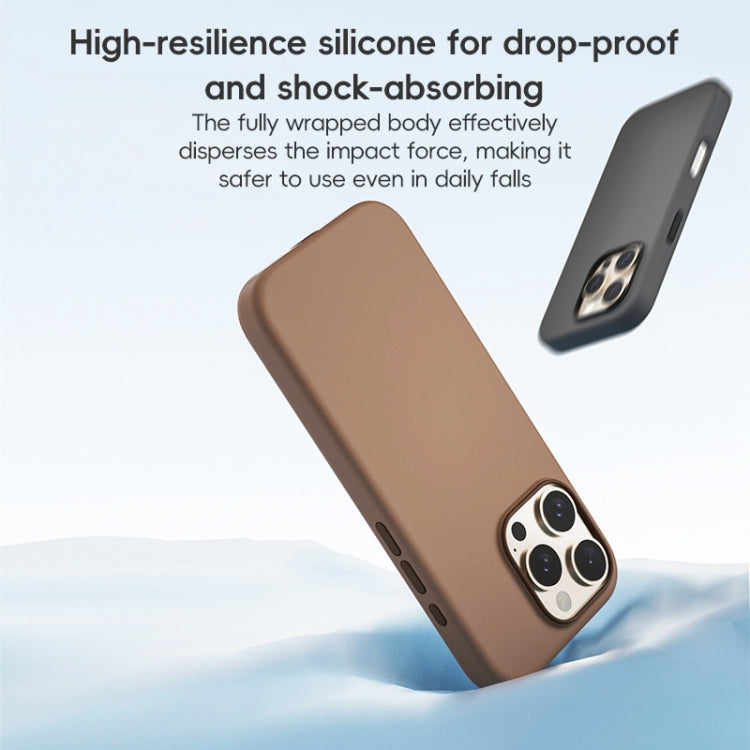 ZGA Colorful Liquid Silicone Magsafe Phone Case, For iPhone 16 Pro Max, For iPhone 16 Pro