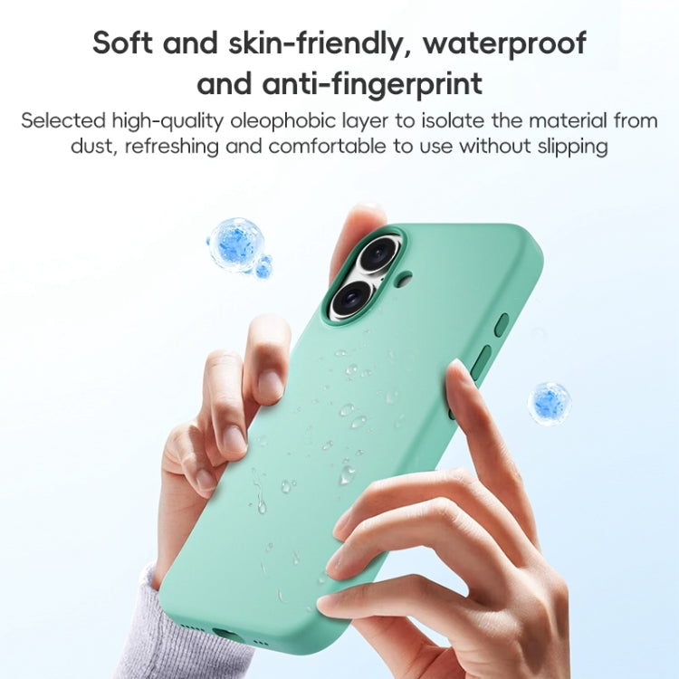 ZGA Colorful Liquid Silicone Magsafe Phone Case, For iPhone 16 Pro Max, For iPhone 16 Pro