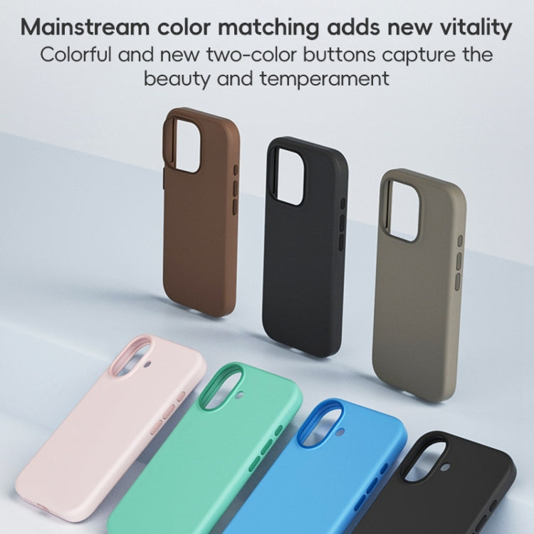 ZGA Colorful Liquid Silicone Magsafe Phone Case, For iPhone 16 Pro Max, For iPhone 16 Pro