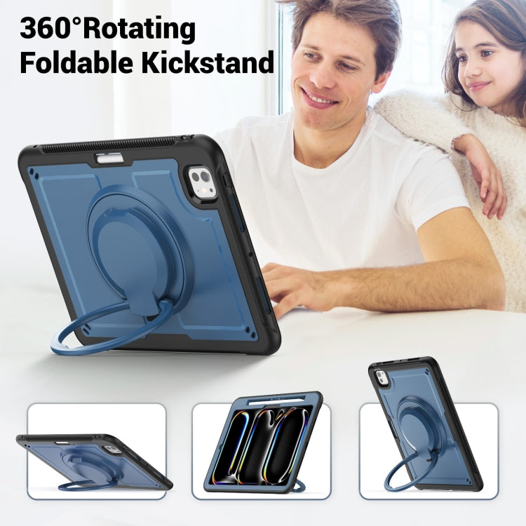 Honeycomb Hybrid Tablet Case with Handle Holder & Strap, For iPad Pro 11 2025 / 2024, For iPad 10th Gen 10.9 2022, For iPad mini 2024 / mini 6