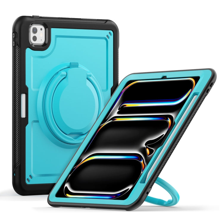 Honeycomb Hybrid Tablet Case with Handle Holder & Strap