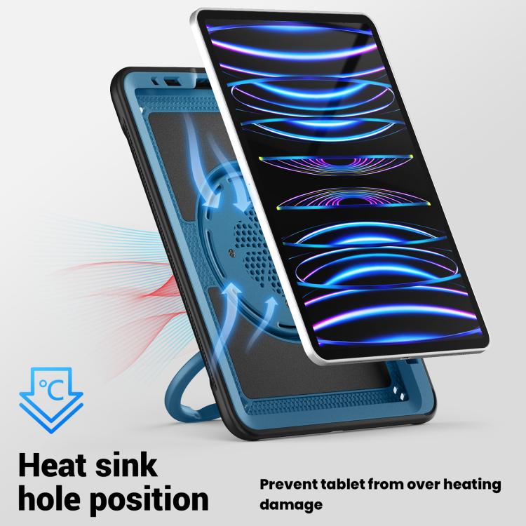 Honeycomb Hybrid Tablet Case with Handle Holder & Strap