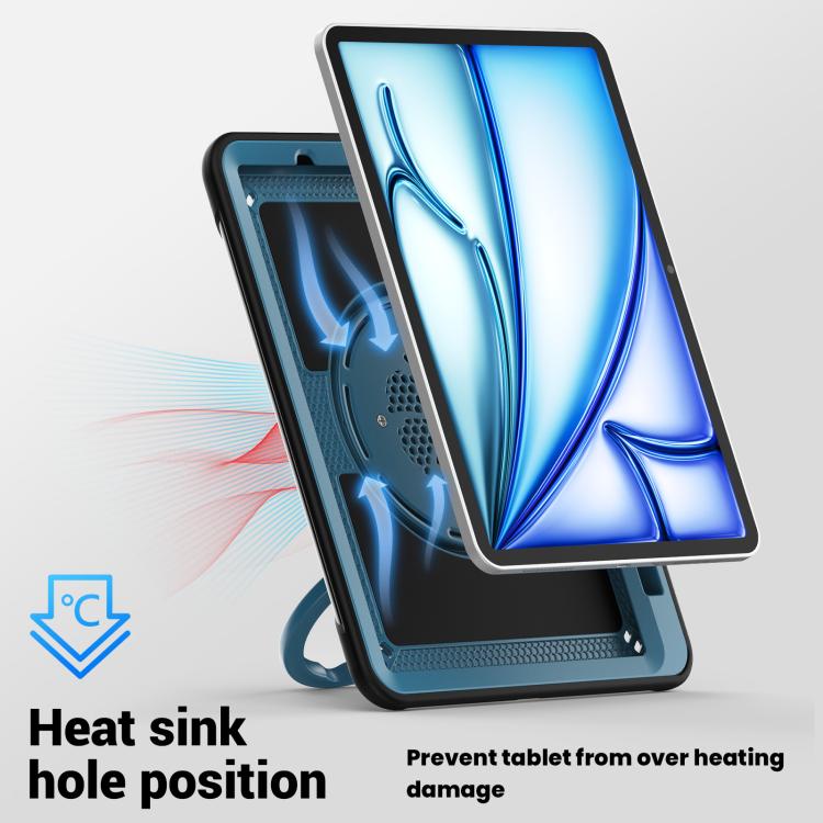 Honeycomb Hybrid Tablet Case with Handle Holder & Strap