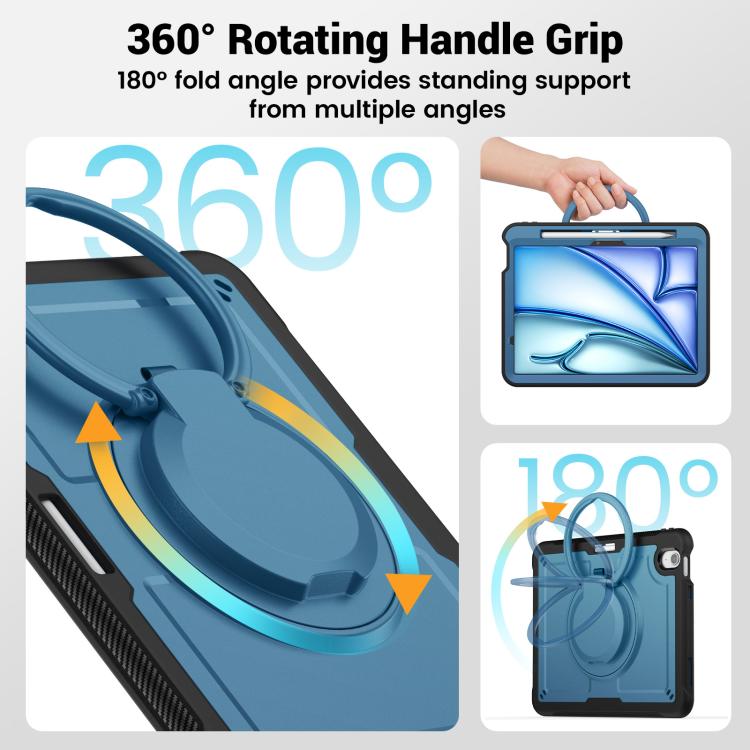 Honeycomb Hybrid Tablet Case with Handle Holder & Strap