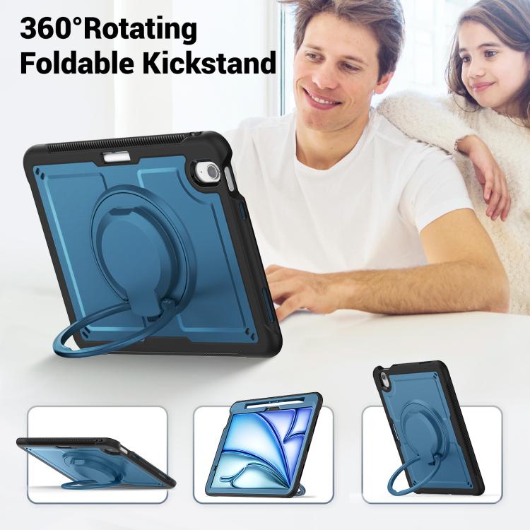 Honeycomb Hybrid Tablet Case with Handle Holder & Strap