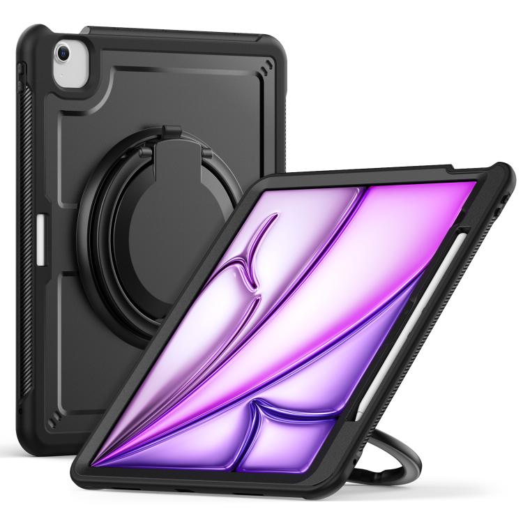 Honeycomb Hybrid Tablet Case with Handle Holder & Strap, For iPad Air 13 2026 / 2025 / 2024, For iPad Air 11 2026 / 2025 / 2024, For iPad Pro 13 2025 / 2024