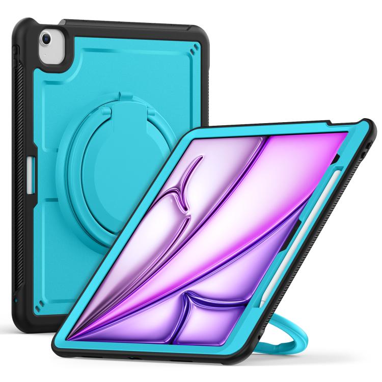Honeycomb Hybrid Tablet Case with Handle Holder & Strap, For iPad Air 13 2026 / 2025 / 2024, For iPad Air 11 2026 / 2025 / 2024, For iPad Pro 13 2025 / 2024