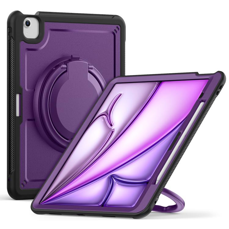 Honeycomb Hybrid Tablet Case with Handle Holder & Strap, For iPad Air 13 2026 / 2025 / 2024, For iPad Air 11 2026 / 2025 / 2024, For iPad Pro 13 2025 / 2024