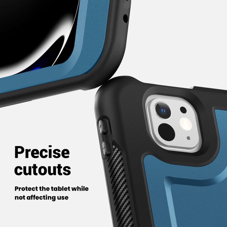 Honeycomb Hybrid Tablet Case with Handle Holder & Strap