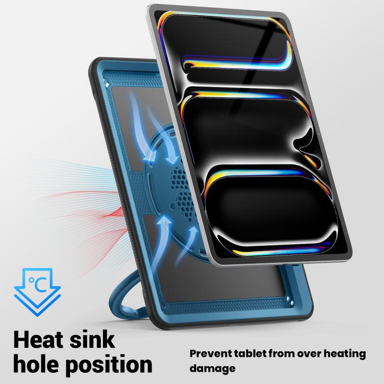 Honeycomb Hybrid Tablet Case with Handle Holder & Strap