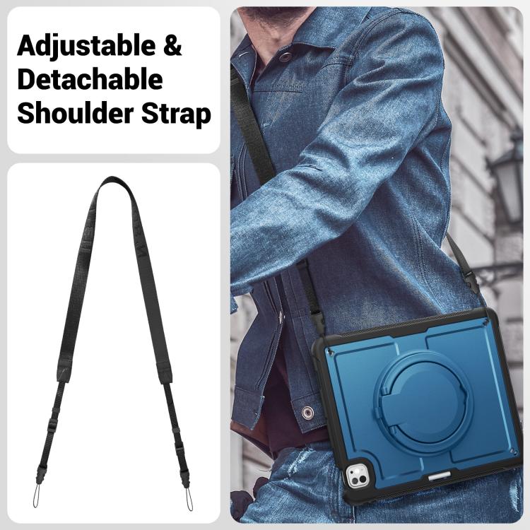 Honeycomb Hybrid Tablet Case with Handle Holder & Strap