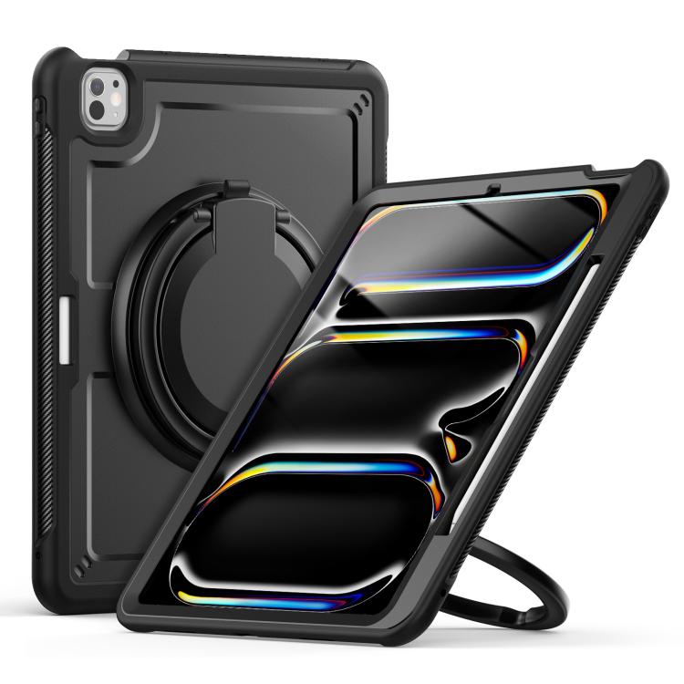 Honeycomb Hybrid Tablet Case with Handle Holder & Strap, For iPad Air 13 2026 / 2025 / 2024, For iPad Air 11 2026 / 2025 / 2024, For iPad Pro 13 2025 / 2024