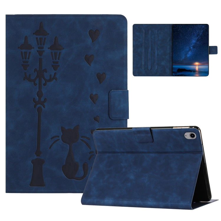 Embossed Couple Cat Smart Tablet Leather Case, For iPad Air 11 2026 / 2025 / 2024, For iPad Pro 11 2025 / 2024, For iPad 2025 / 2022, For iPad mini 2024 / mini 6