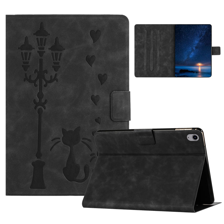 Embossed Couple Cat Smart Tablet Leather Case, For iPad Air 11 2026 / 2025 / 2024, For iPad Pro 11 2025 / 2024, For iPad 2025 / 2022, For iPad mini 2024 / mini 6