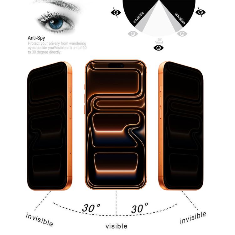 High Transparency Full Cover Anti-spy Tempered Glass Film