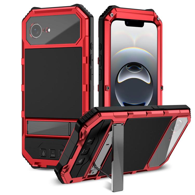 R-JUST Life Waterproof Dustproof Shockproof Holder Phone Case