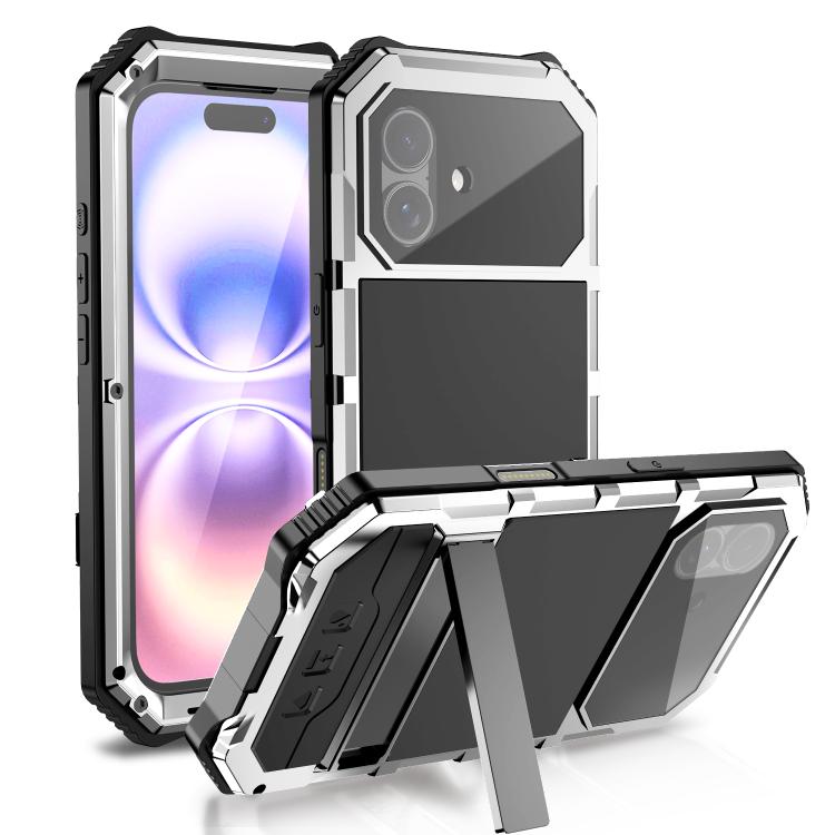 R-JUST Life Waterproof Dustproof Shockproof Holder Phone Case