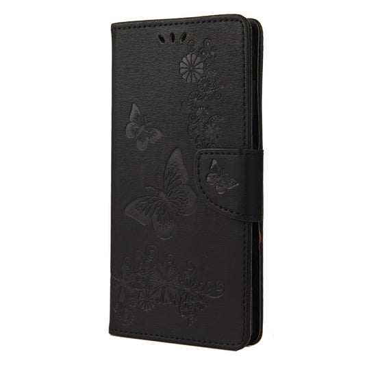 Detailed butterfly embossing pattern on premium leather case for Galaxy Note20 Ultra
