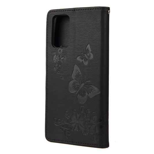 Galaxy Note20 Ultra butterflies case open showing card slot storage and interior design