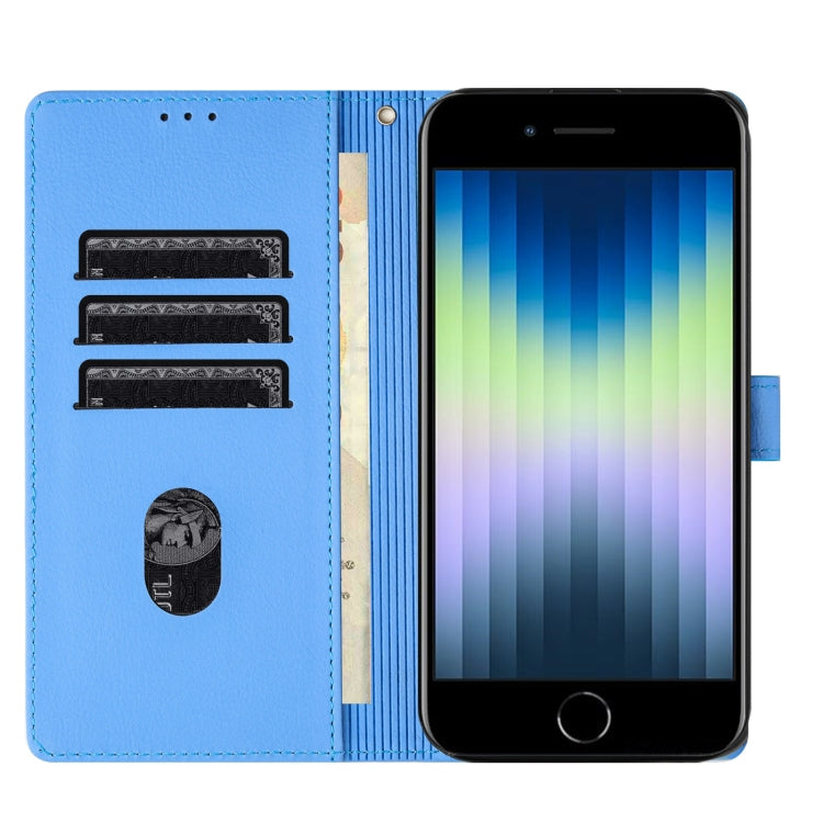 Cartoon Elephant Embossed Leather Phone Case, For iPhone SE 2022 / 2020, For iPhone 13 Pro Max, For iPhone 13 Pro, For iPhone 13