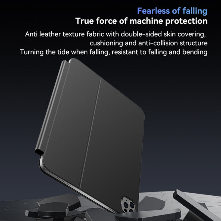 Étui en cuir avec clavier magnétique double face Yesido, pour iPad Pro 11 (2022) / Air 10.9 (2022) et iPad 10e génération (2022)