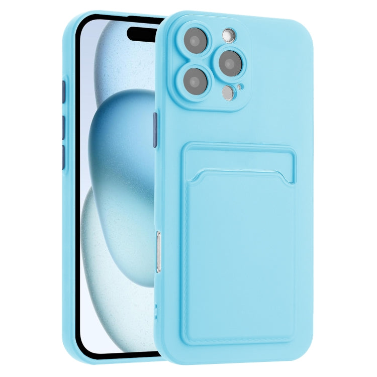 Skin Feel Card Contrast Color Button TPU Phone Case, For iPhone 16 Pro Max, For iPhone 16 Pro