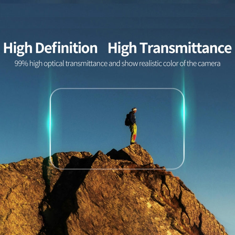 For GoPro HERO13 Black Sunnylife 3 in 1 Lens Protector Front and Rear Screen Tempered Glass Films, 1 + 1 + 1 Sets, 2 + 2 + 2 Sets