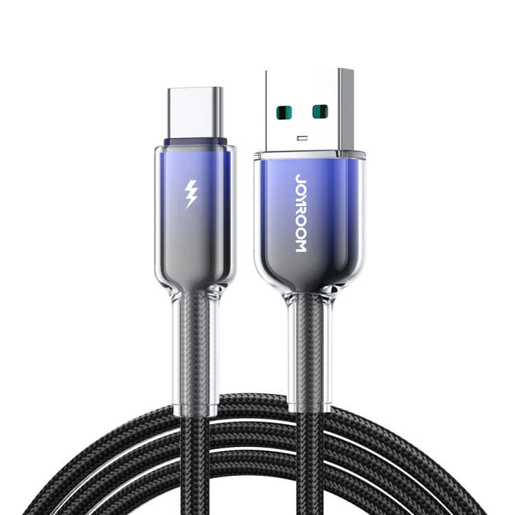 Câble de données et de charge rapide JOYROOM S-A42 Crystal Clear Series, longueur : 1,2 m, câble Type-C vers Type-C, câble Type-C vers 8 broches, câble USB vers Type-C, câble USB vers 8 broches