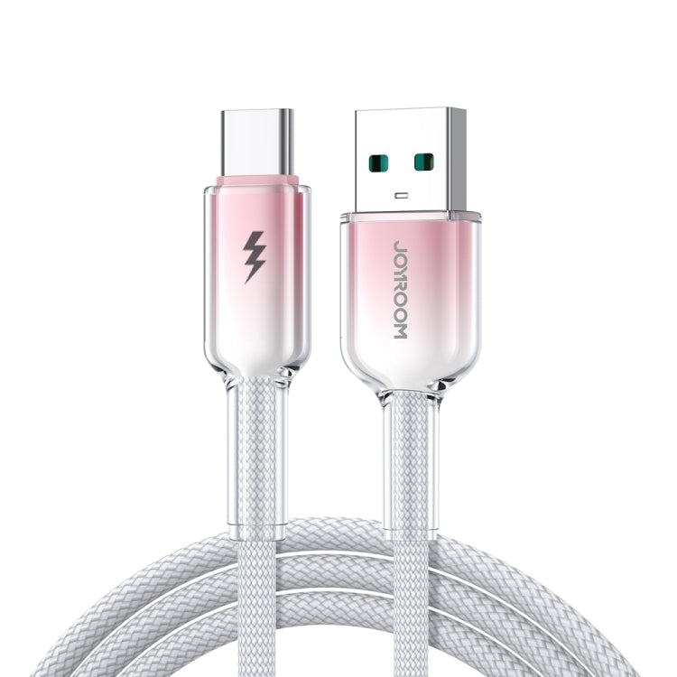 Câble de données et de charge rapide JOYROOM S-A42 Crystal Clear Series, longueur : 1,2 m, câble Type-C vers Type-C, câble Type-C vers 8 broches, câble USB vers Type-C, câble USB vers 8 broches
